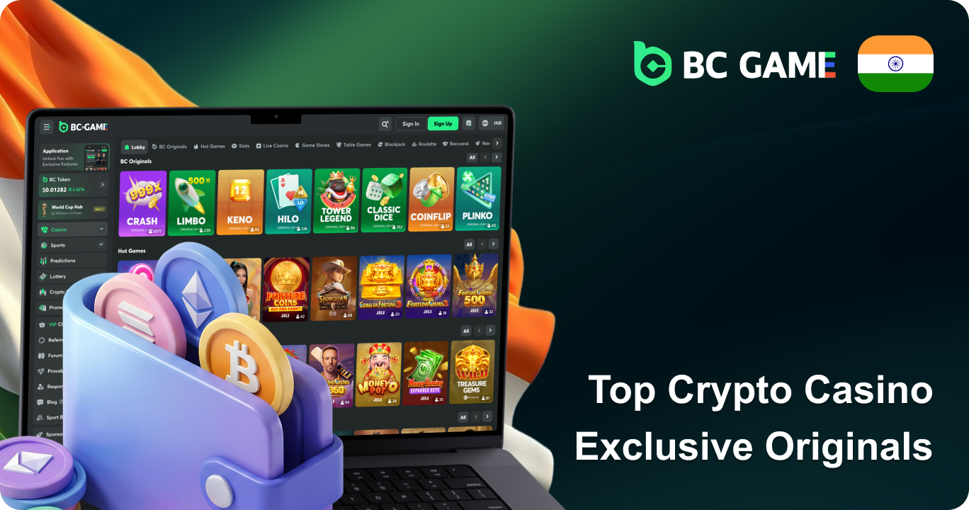 BC Game - Premium Crypto Casino and Exclusive Originals in India